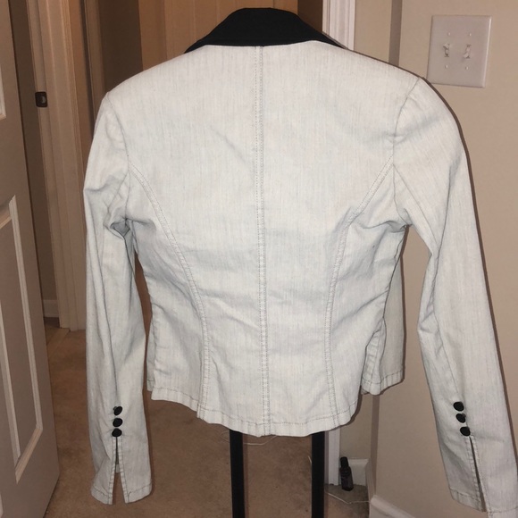 Rock & Republic Denim Tuxedo Jean Jacket - Picture 2 of 7